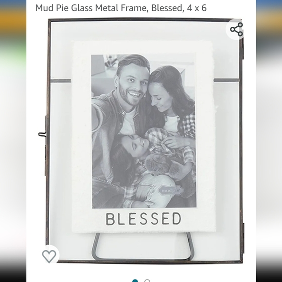 Mud Pie Other - Mud Pie glass picture frame "blessed"
